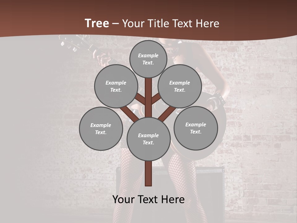 Music Cute Belly PowerPoint Template