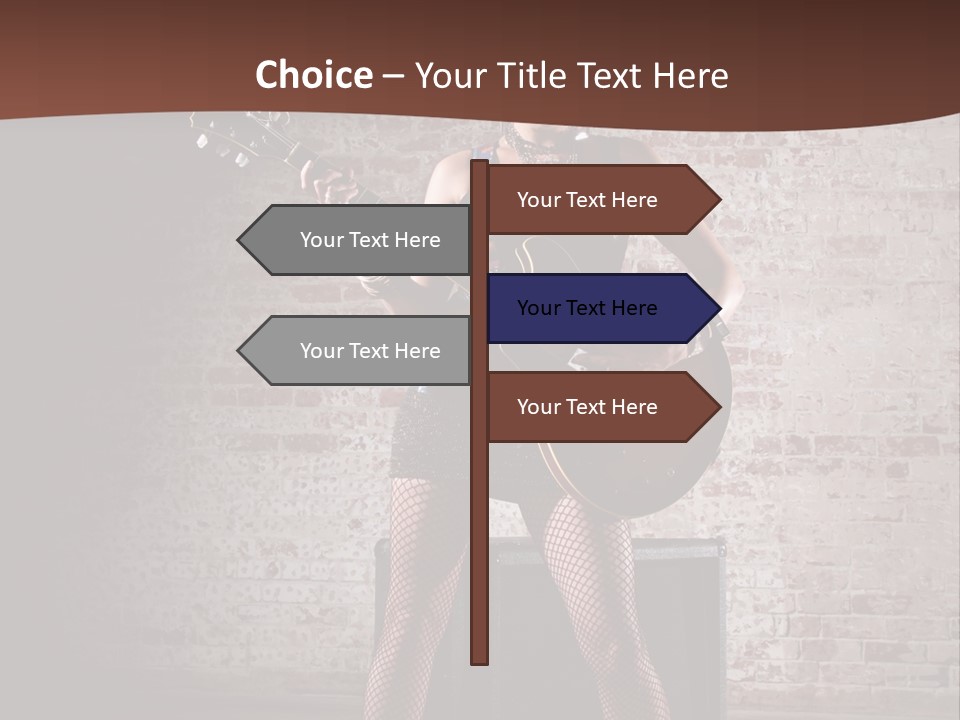 Music Cute Belly PowerPoint Template