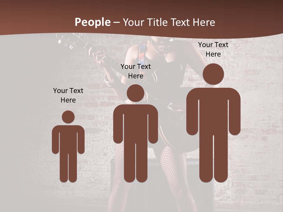 Music Cute Belly PowerPoint Template