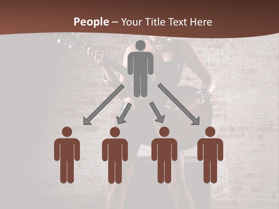 Music Cute Belly PowerPoint Template