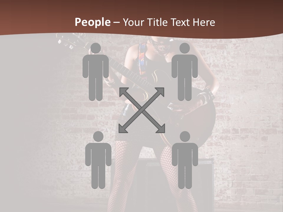 Music Cute Belly PowerPoint Template