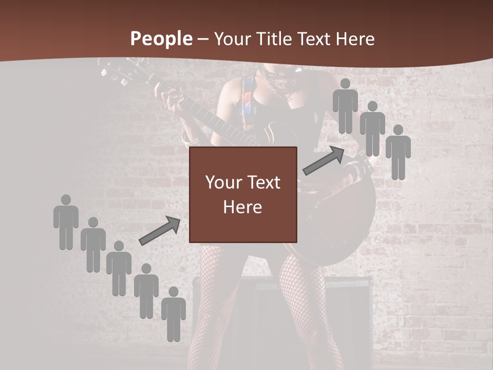 Music Cute Belly PowerPoint Template