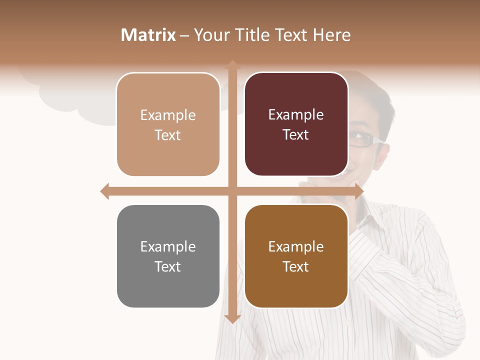 Glance Blank Smiling PowerPoint Template