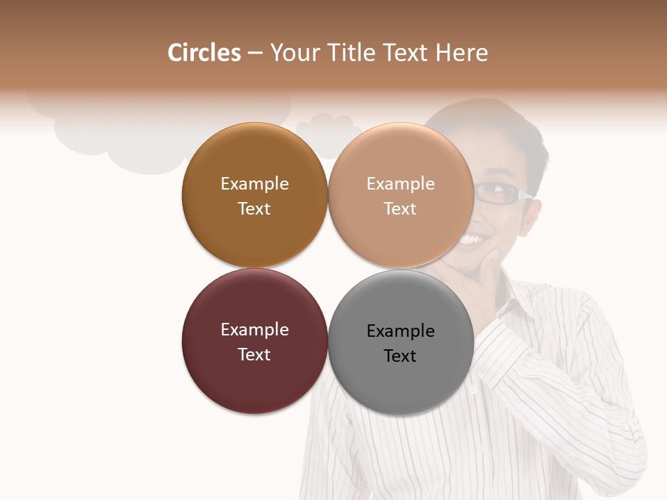 Glance Blank Smiling PowerPoint Template