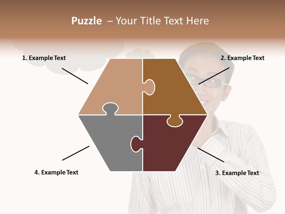 Glance Blank Smiling PowerPoint Template