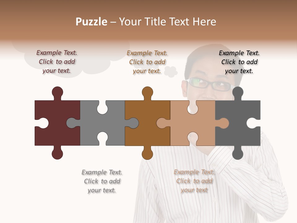 Glance Blank Smiling PowerPoint Template