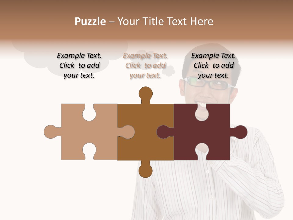 Glance Blank Smiling PowerPoint Template