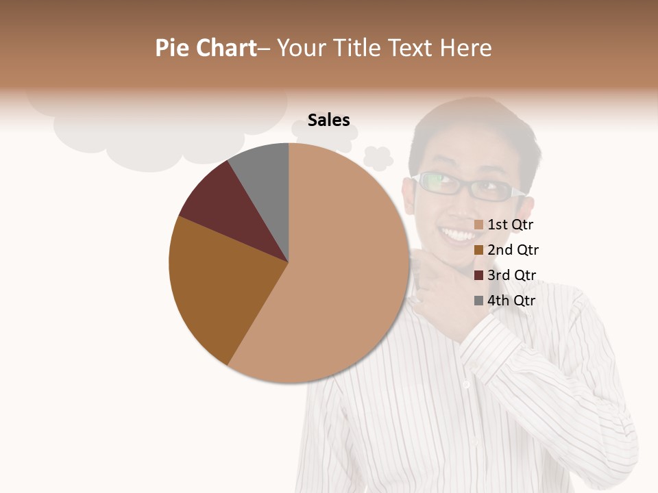 Glance Blank Smiling PowerPoint Template