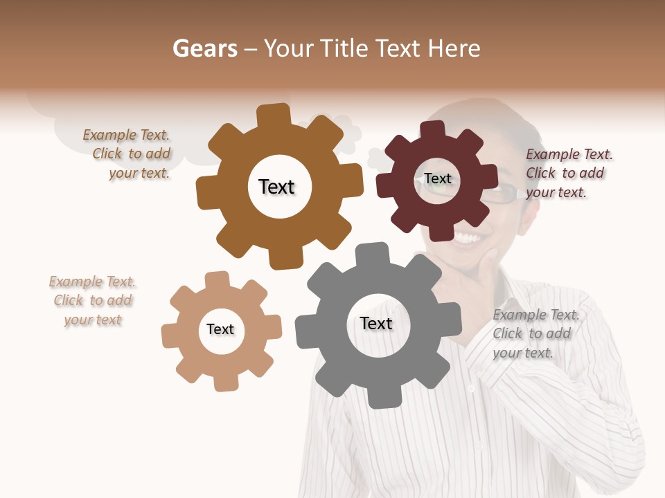 Glance Blank Smiling PowerPoint Template