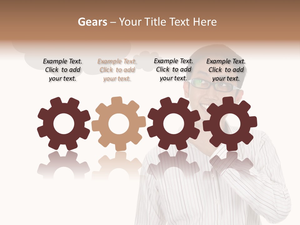 Glance Blank Smiling PowerPoint Template