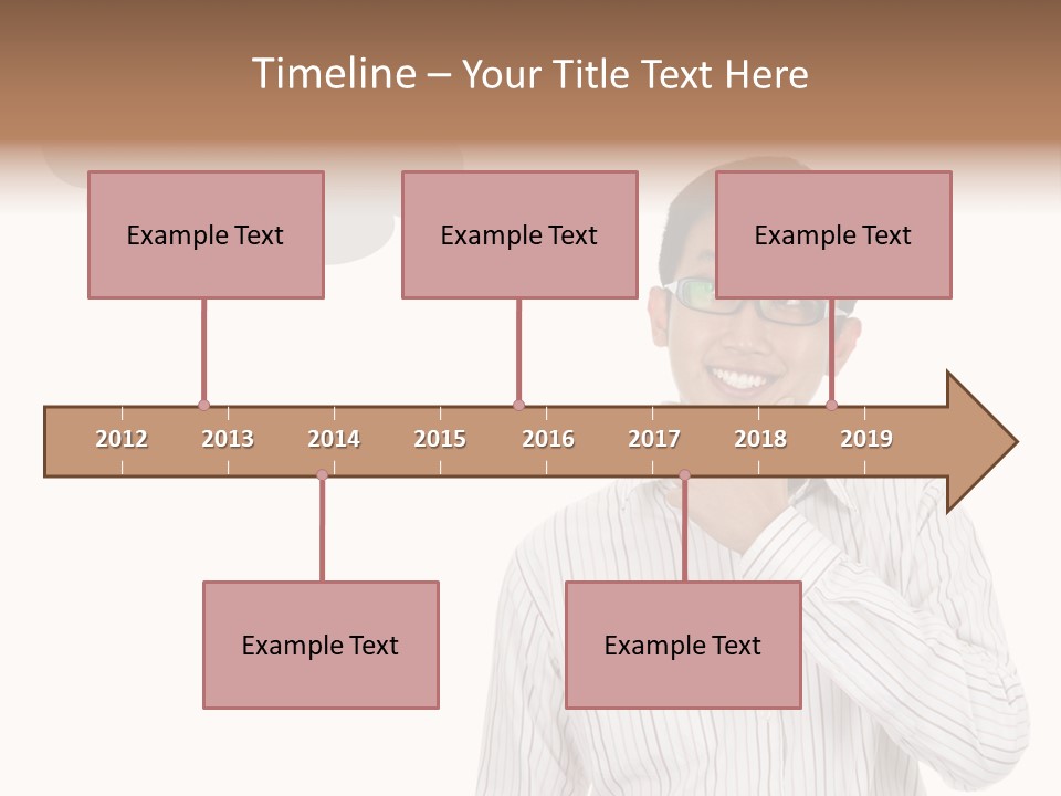 Glance Blank Smiling PowerPoint Template