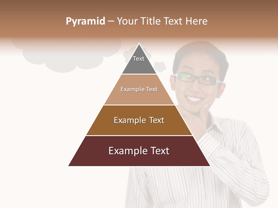 Glance Blank Smiling PowerPoint Template