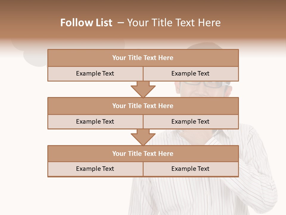 Glance Blank Smiling PowerPoint Template