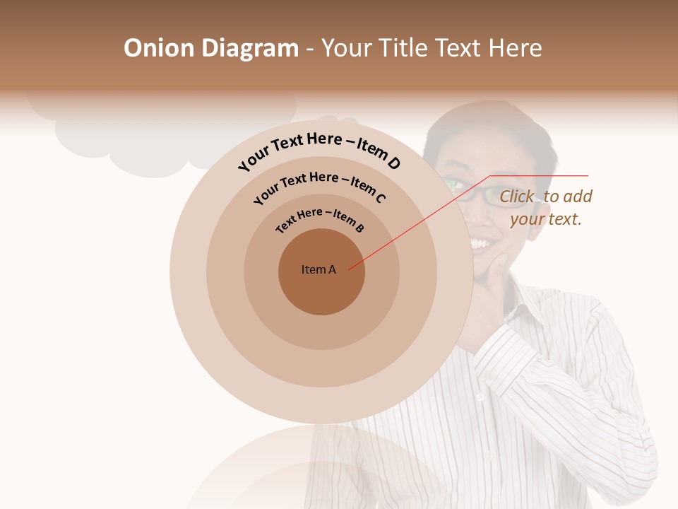 Glance Blank Smiling PowerPoint Template