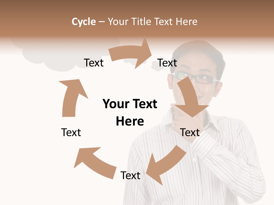 Glance Blank Smiling PowerPoint Template