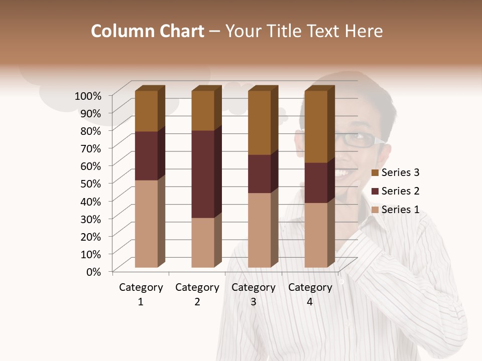 Glance Blank Smiling PowerPoint Template