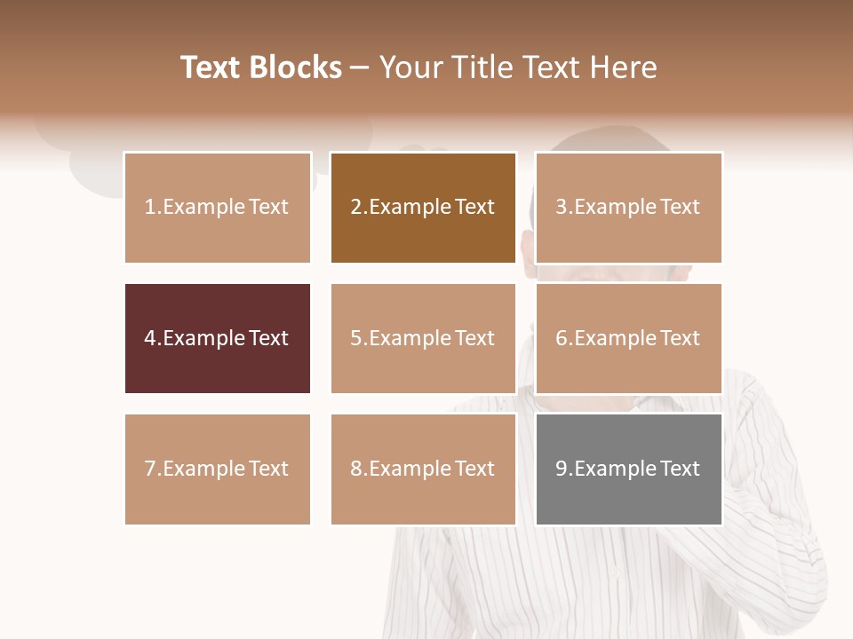 Glance Blank Smiling PowerPoint Template