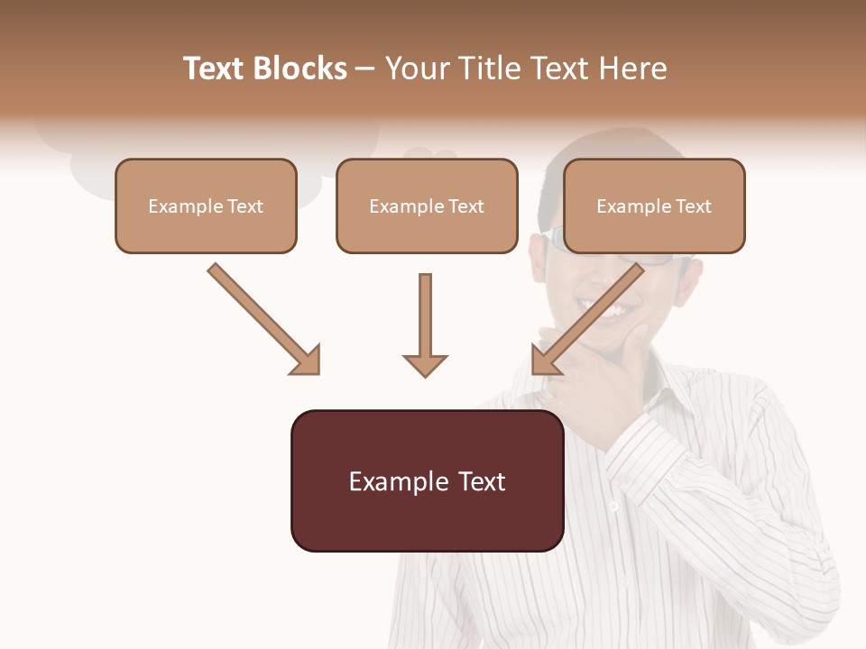 Glance Blank Smiling PowerPoint Template