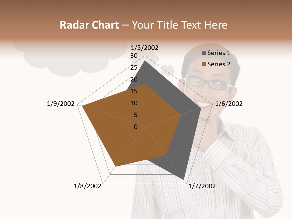 Glance Blank Smiling PowerPoint Template