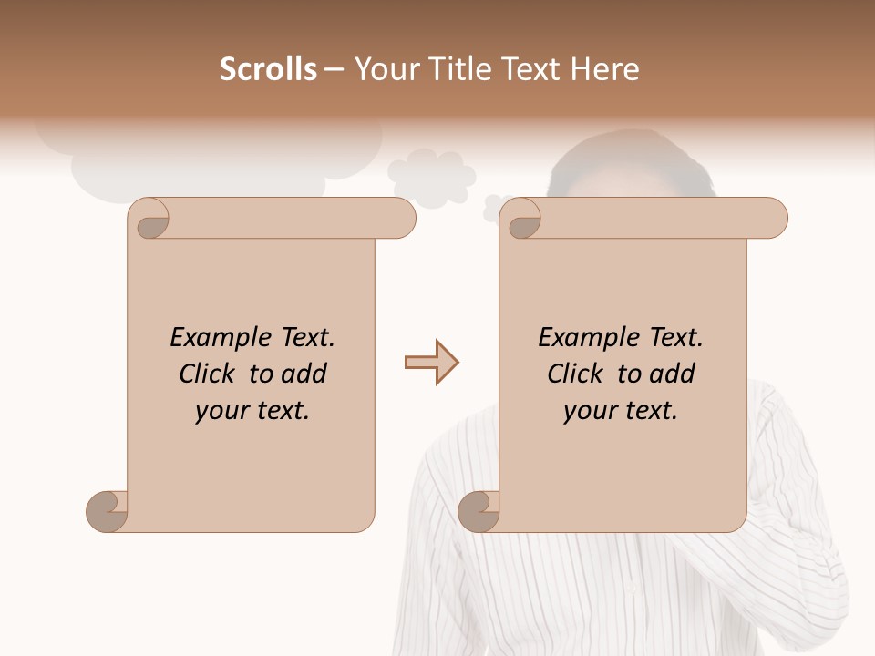 Glance Blank Smiling PowerPoint Template