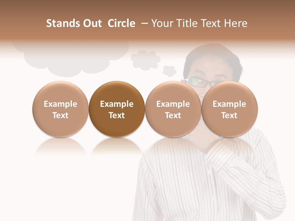 Glance Blank Smiling PowerPoint Template