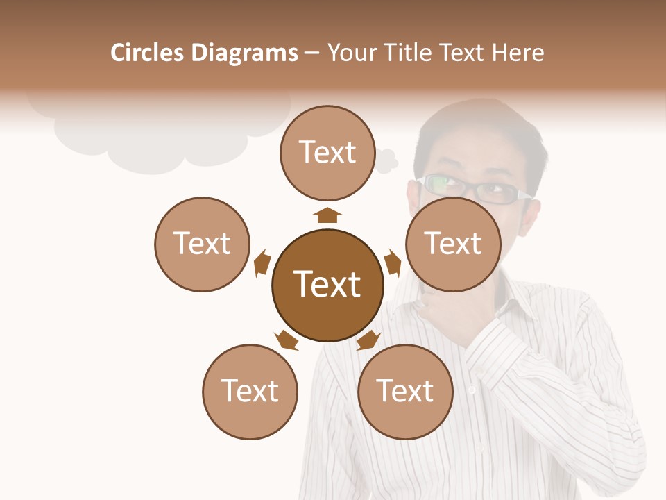 Glance Blank Smiling PowerPoint Template