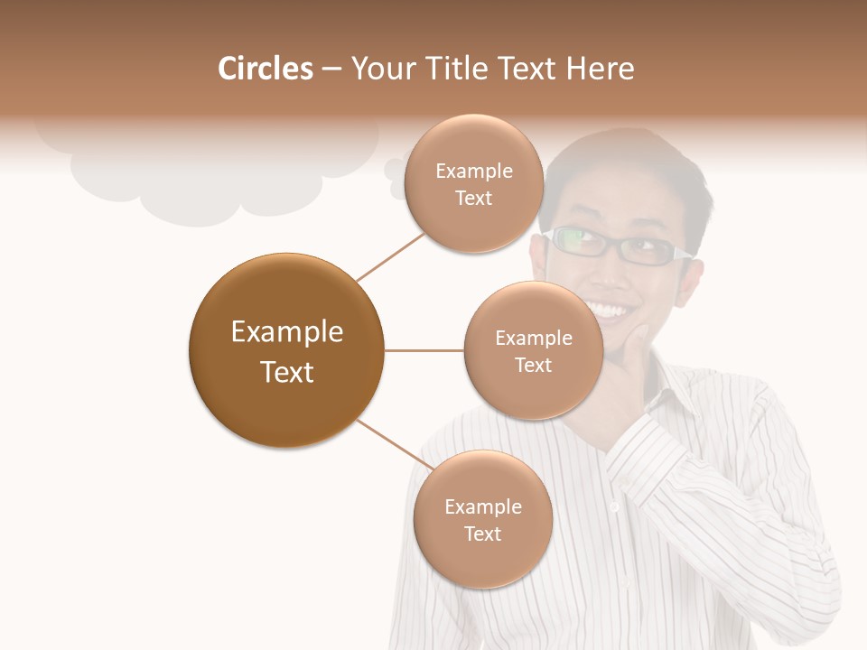 Glance Blank Smiling PowerPoint Template