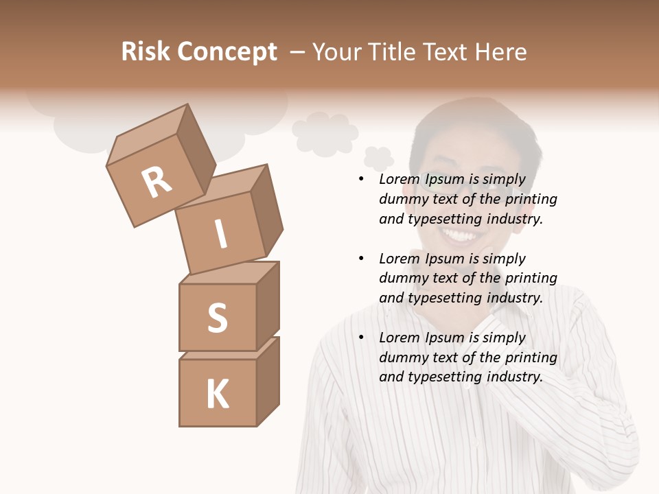 Glance Blank Smiling PowerPoint Template