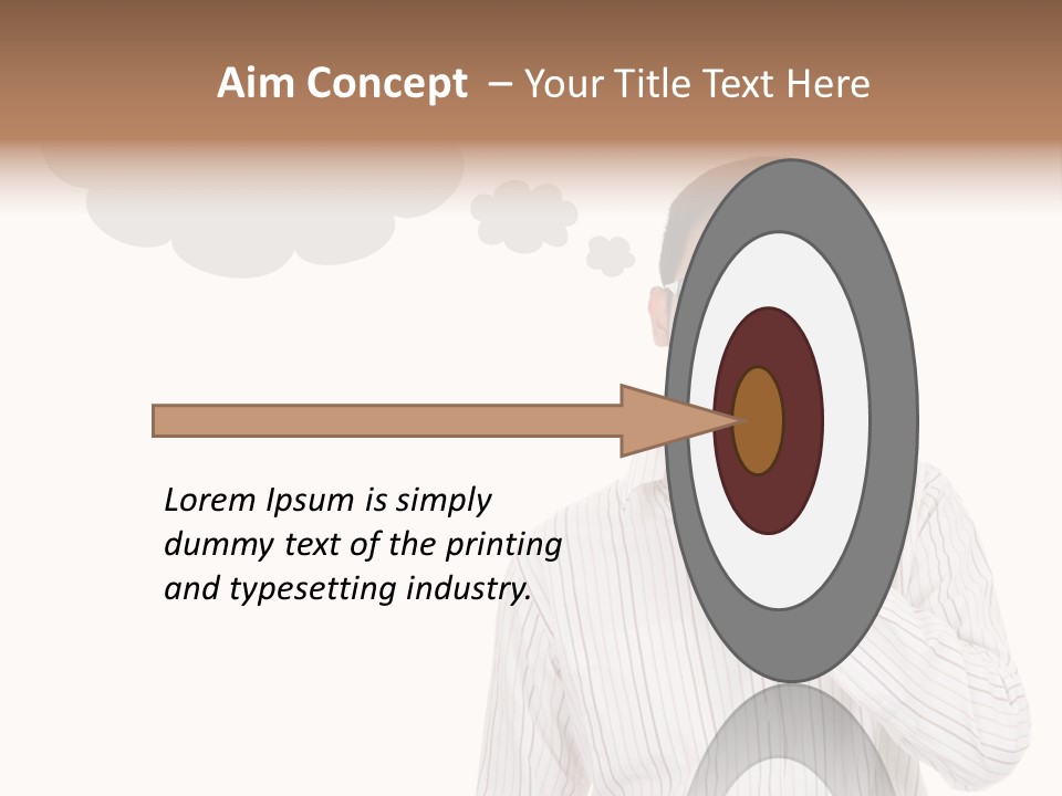 Glance Blank Smiling PowerPoint Template