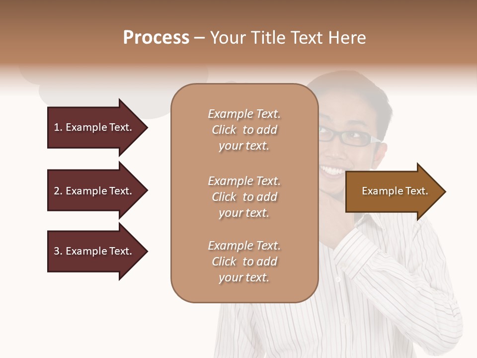Glance Blank Smiling PowerPoint Template