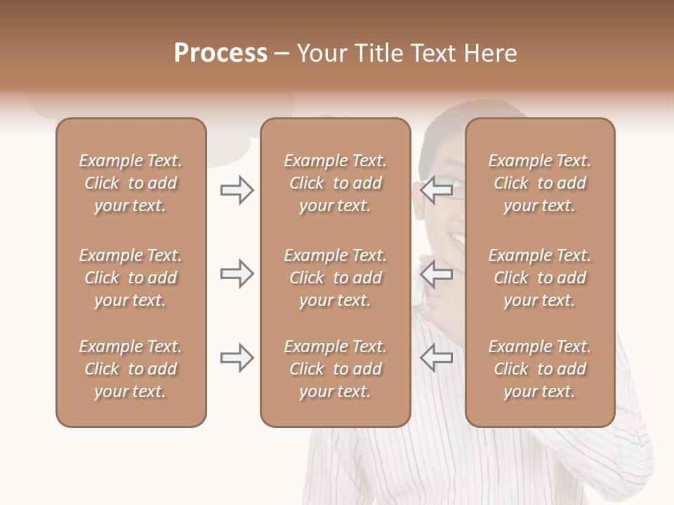 Glance Blank Smiling PowerPoint Template