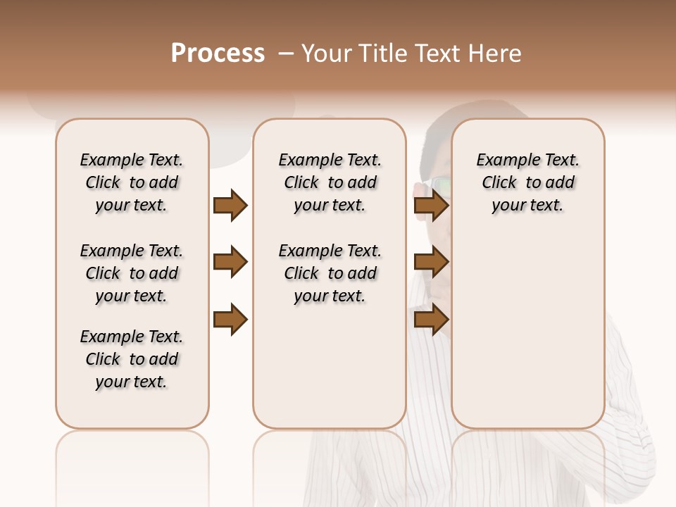 Glance Blank Smiling PowerPoint Template