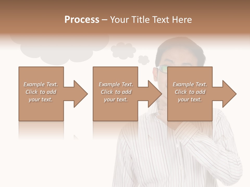 Glance Blank Smiling PowerPoint Template
