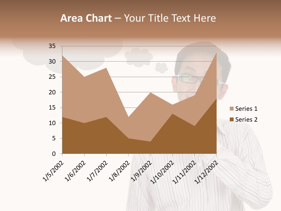 Glance Blank Smiling PowerPoint Template