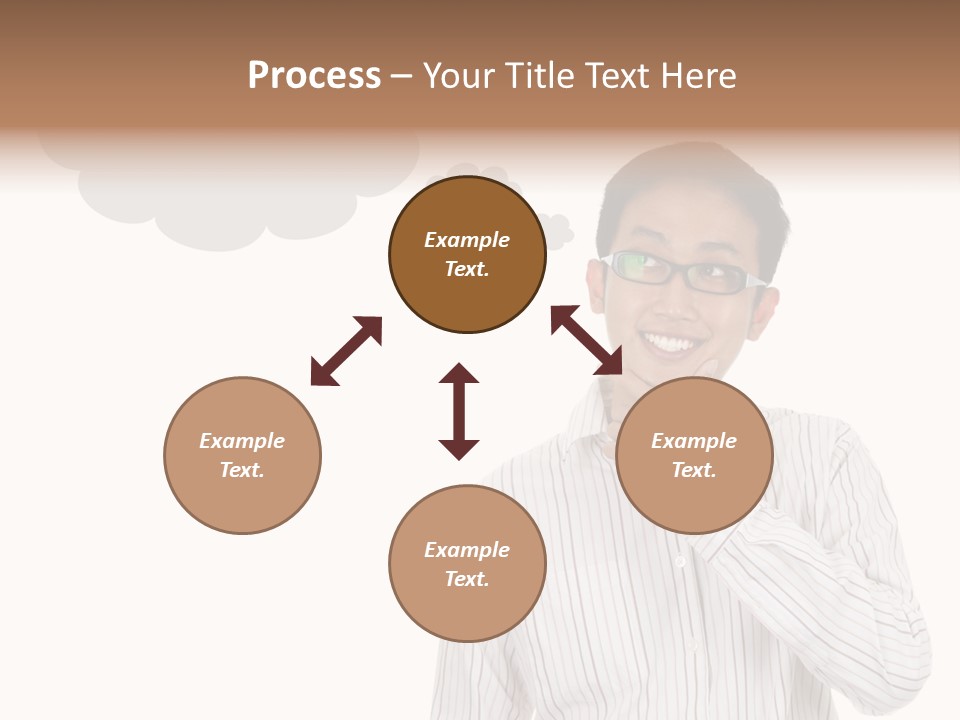 Glance Blank Smiling PowerPoint Template