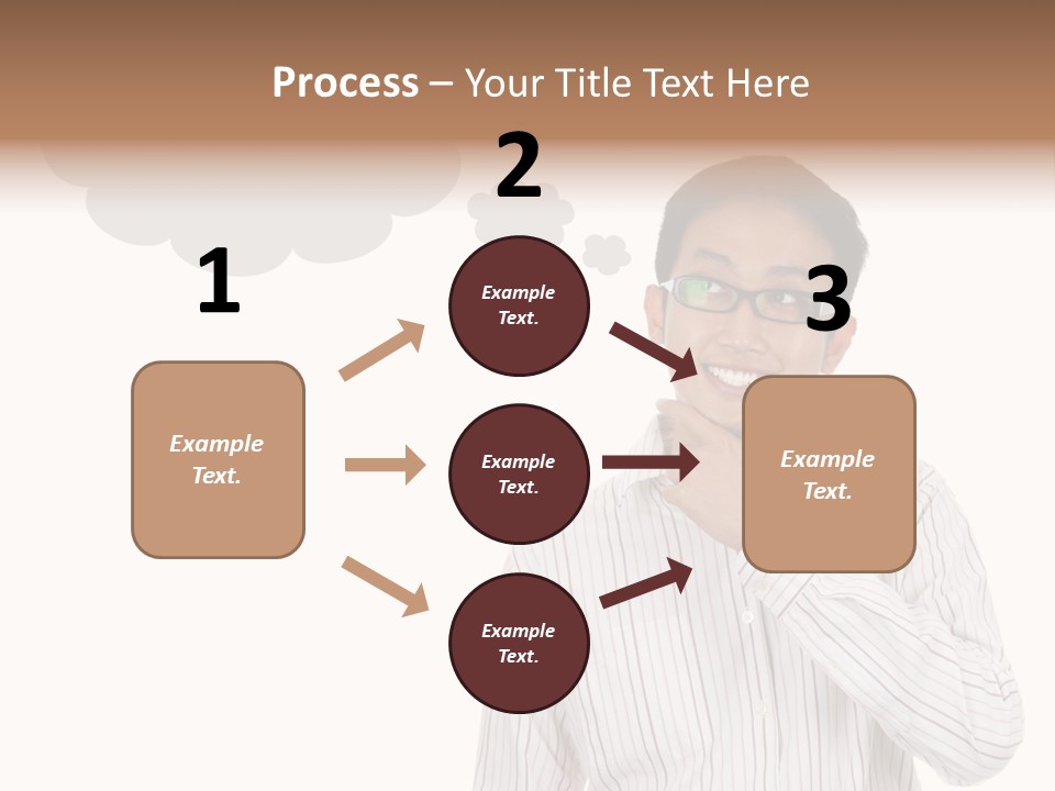 Glance Blank Smiling PowerPoint Template