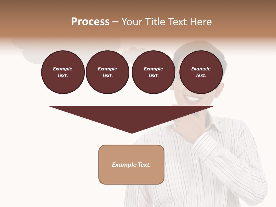 Glance Blank Smiling PowerPoint Template