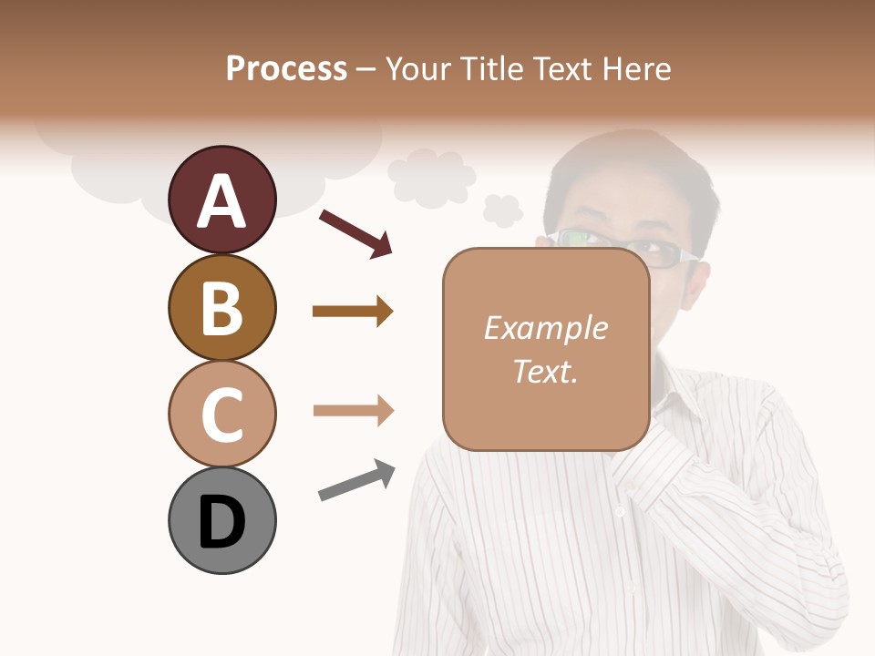 Glance Blank Smiling PowerPoint Template