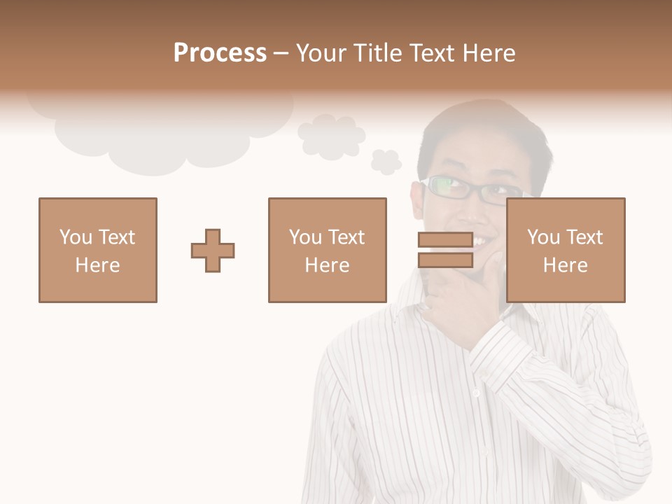 Glance Blank Smiling PowerPoint Template