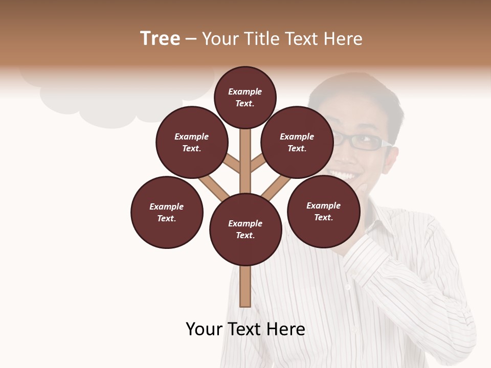 Glance Blank Smiling PowerPoint Template