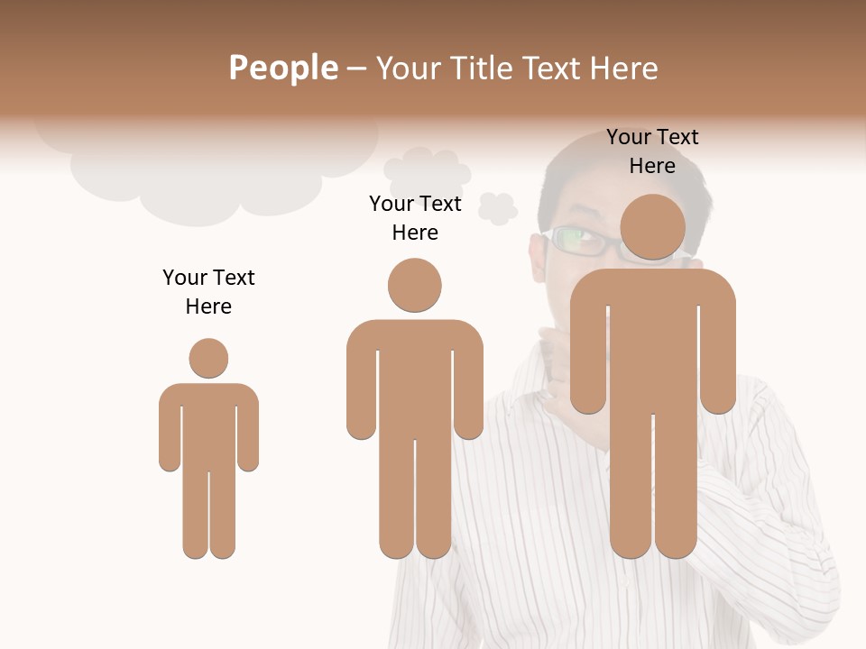 Glance Blank Smiling PowerPoint Template