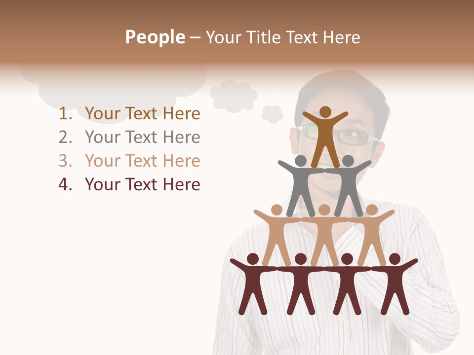 Glance Blank Smiling PowerPoint Template