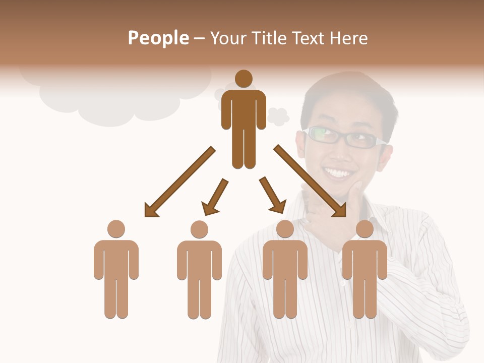 Glance Blank Smiling PowerPoint Template