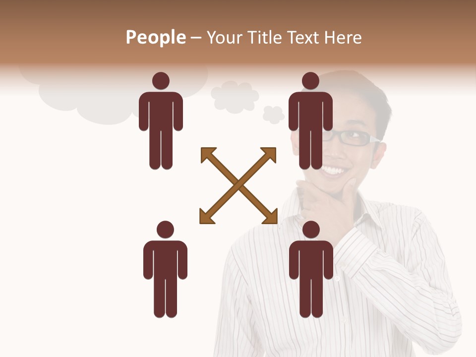 Glance Blank Smiling PowerPoint Template