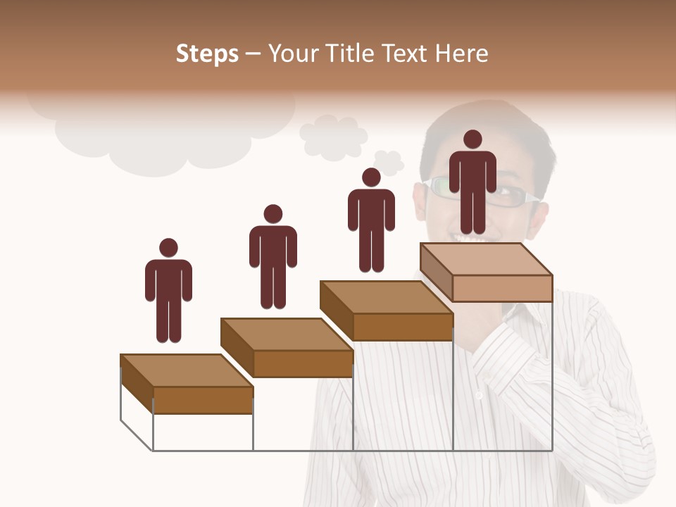 Glance Blank Smiling PowerPoint Template