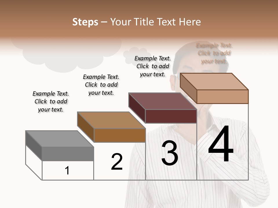 Glance Blank Smiling PowerPoint Template