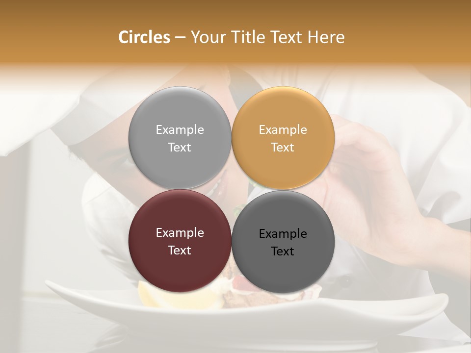 Decoration White Closeup PowerPoint Template