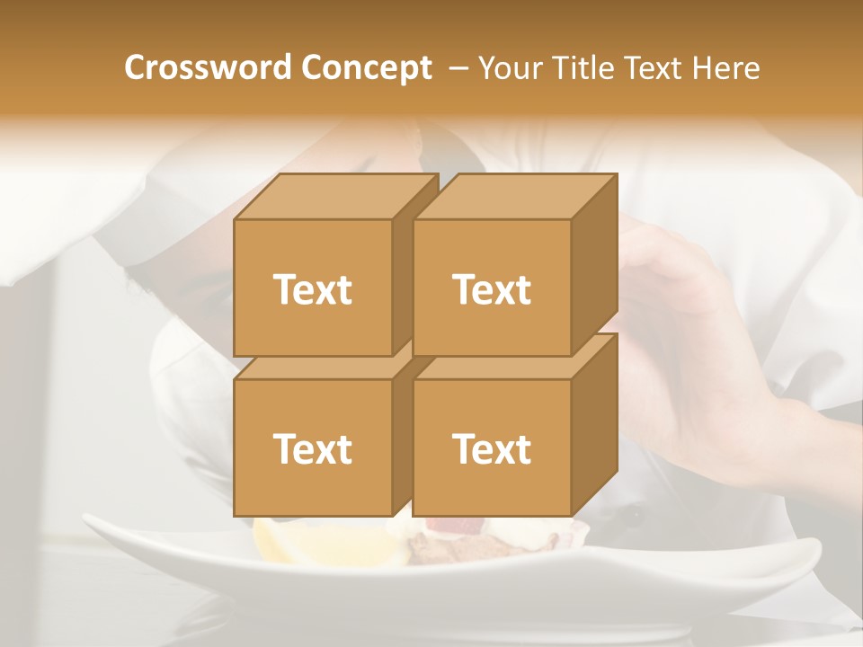 Decoration White Closeup PowerPoint Template