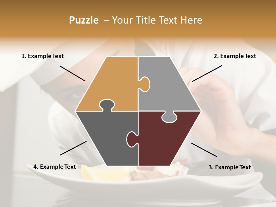 Decoration White Closeup PowerPoint Template