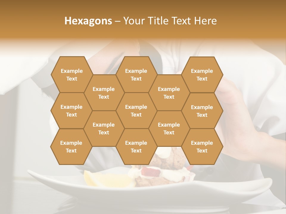 Decoration White Closeup PowerPoint Template